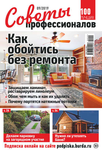 Обложка книги «Советы профессионалов №09/2019»
