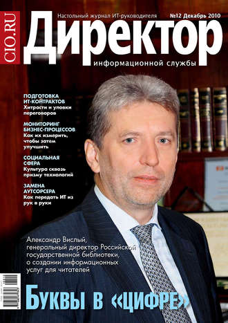 Обложка книги «Директор информационной службы №12/2010»