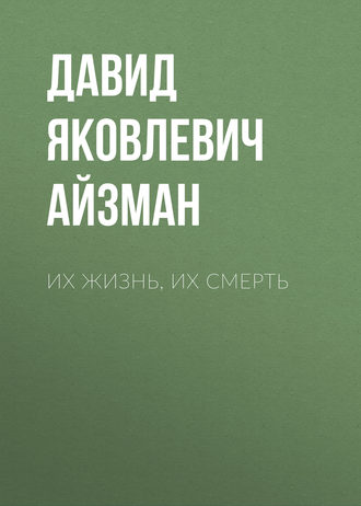 Обложка книги «Их жизнь, их смерть»