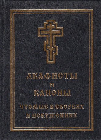 Обложка книги «Акафисты и каноны, чтомые в скорбях и искушениях»