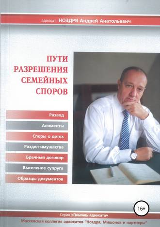 Андрей Анатольевич Ноздря. Пути разрешения семейных споров