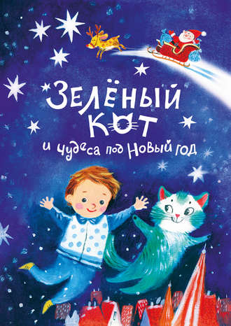 Обложка книги «Зелёный кот и чудеса под Новый год»