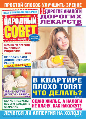 Обложка книги «Народный совет №45/2019»