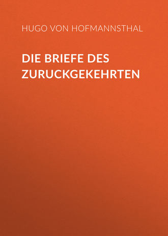 Обложка книги «Die Briefe des Zuruckgekehrten»