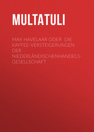 Multatuli. Max Havelaar oder  Die Kaffee-Versteigerungen der Niederl?ndischenHandels-Gesellschaft