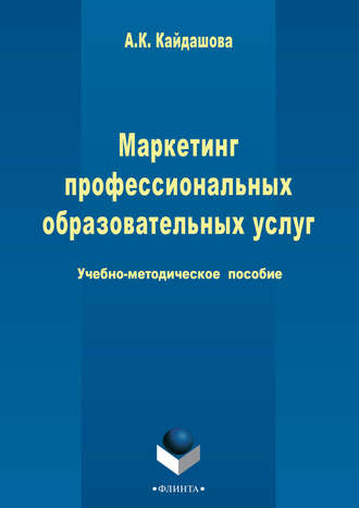 Анна Кайдашова. Маркетинг профессиональных образовательных услуг