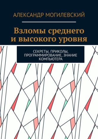 Александр Могилевский. Взломы среднего и высокого уровня. Секреты, приколы, программирование, знание компьютера