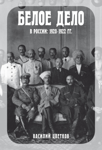 Обложка книги «Белое дело в России. 1920–1922 гг.»