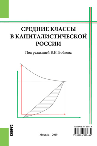 Вячеслав Николаевич Бобков. Средние классы в капиталистической России. (Бакалавриат, Магистратура). Монография.