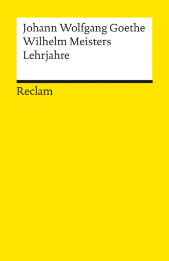 Ehrhard Bahr. Wilhelm Meisters Lehrjahre. Ein Roman