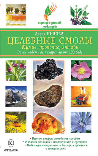 Обложка книги «Целебные смолы: мумие, прополис, янтарь»