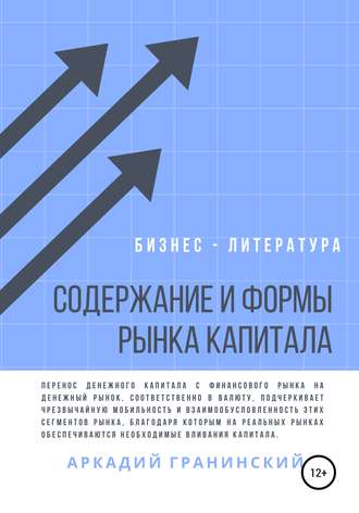 Обложка книги «Содержание и формы рынка капитала»