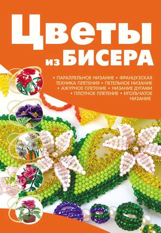 Обложка книги «Цветы из бисера»