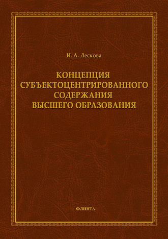 Инна Лескова. Концепция субъектоцентрированного содержания высшего образования