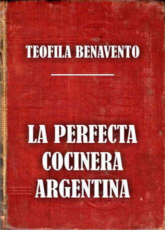 Te?fila Benavento. La perfecta cocinera argentina