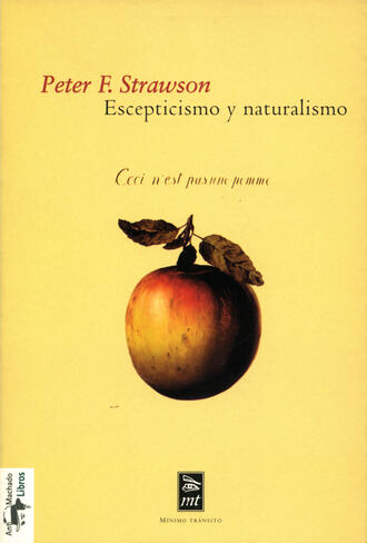 Peter F. Strawson. Escepticismo y naturalismo