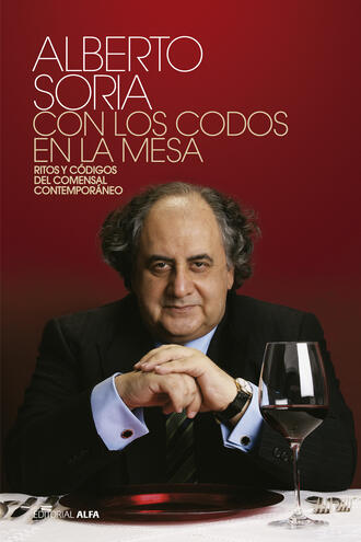 Alberto Soria. Con los codos en la mesa