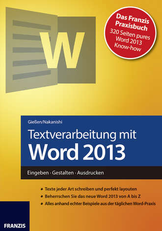 Hiroshi  Nakanishi. Textverarbeitung mit Word 2013