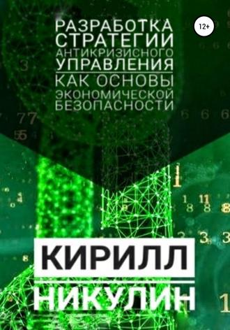 Кирилл Александрович Никулин. Разработка стратегии антикризисного управления как основы экономической безопасности предприятия