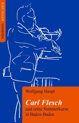 Wolfgang Haupt. Carl Flesch