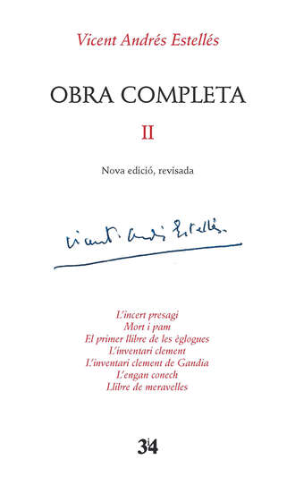 Vicent Andr?s Estell?s. Obra completa, 2