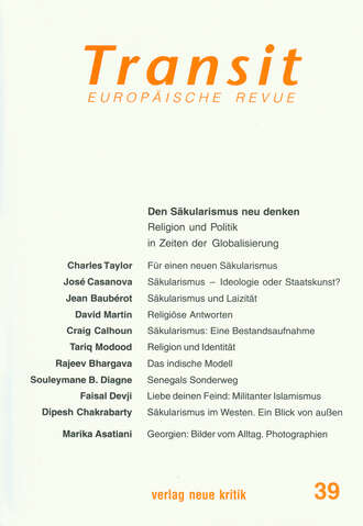 Charles  Taylor. Transit 39. Europ?ische Revue