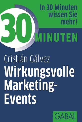 Cristi?n G?lvez. 30 Minuten Wirkungsvolle Marketing-Events