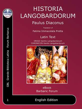 Обложка книги «Historia Langobardorum»
