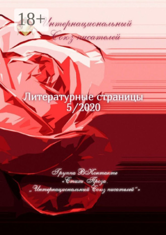 Обложка книги «Литературные страницы 5/2020. Группа ВКонтакте «Стихи. Проза. „Интернациональный Союз писателей“»»