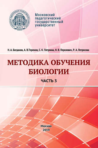 А. В. Теремов. Методика обучения биологии. Часть 3. Человек и его здоровье