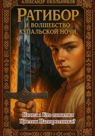 Обложка книги «Ратибор и волшебство Купальской ночи. Книга 1. Кто похитил Цветок Папоротника»