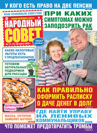 Обложка книги «Народный совет №13/2020»