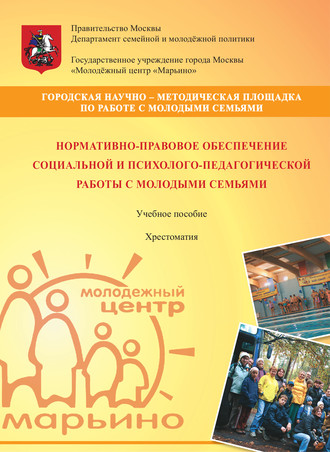 Обложка книги «Нормативно-правовое обеспечение социальной и психолого-педагогической работы с молодыми семьями»