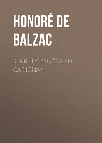 Обложка книги «Sekrety księżnej de Cadignan»