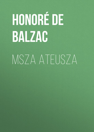 Обложка книги «Msza ateusza»
