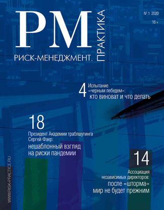 Обложка книги «Риск-менеджмент. Практика. № 1 2020»
