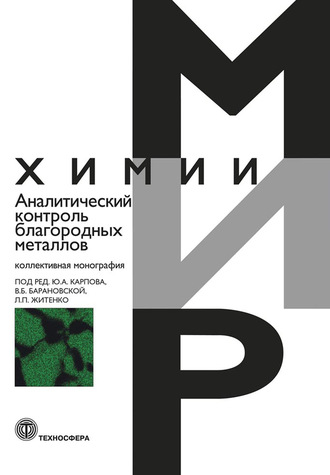 Коллектив авторов. Аналитический контроль благородных металлов