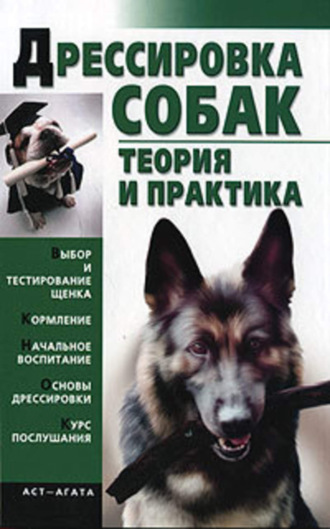 Обложка книги «Дрессировка собак. Теория и практика»
