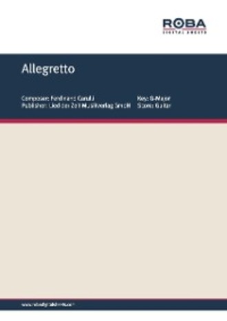 Matteo Carcassi. Allegretto