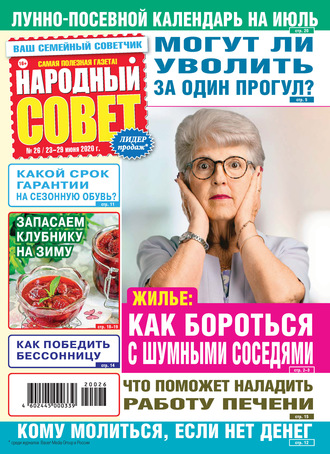 Обложка книги «Народный совет №26/2020»