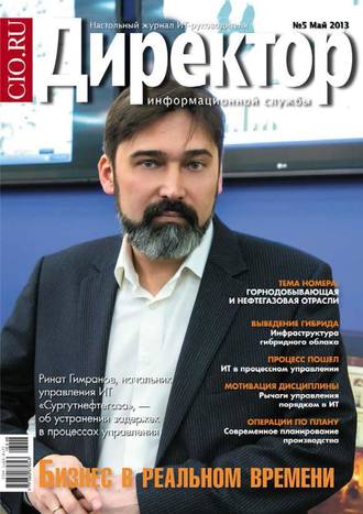 Обложка книги «Директор информационной службы №05/2013»