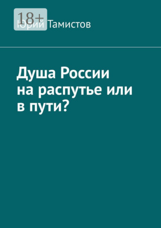 Обложка книги «Душа России на распутье или в пути?»