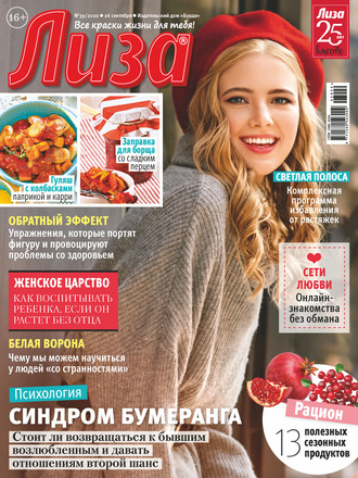 Обложка книги «Журнал «Лиза» №39/2020»