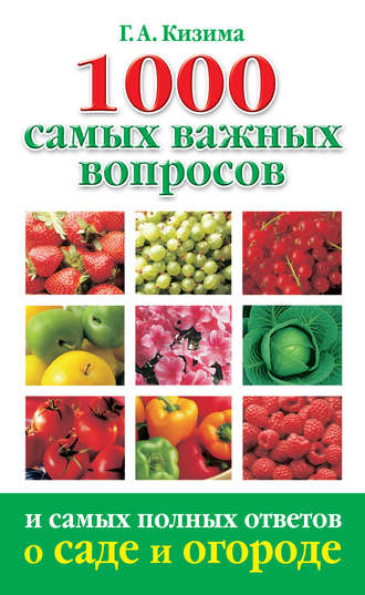 Галина Кизима. 1000 самых важных вопросов и самых полных ответов о саде и огороде