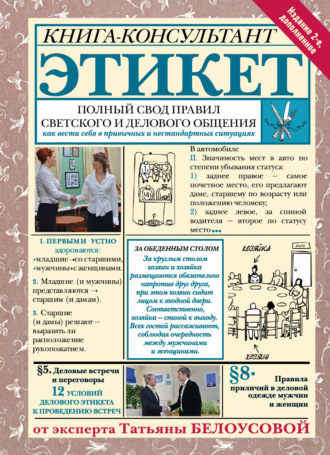 Обложка книги «Этикет. Полный свод правил светского и делового общения»