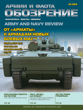 Обложка книги «Обозрение армии и флота №2/2016»
