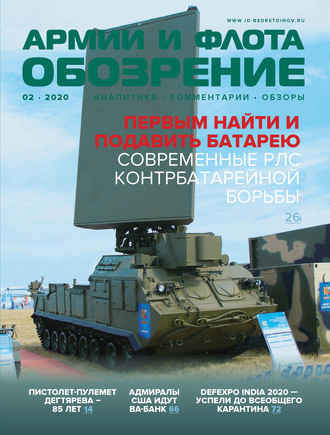 Обложка книги «Обозрение армии и флота №2/2020»