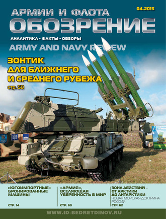 Обложка книги «Обозрение армии и флота №4/2015»