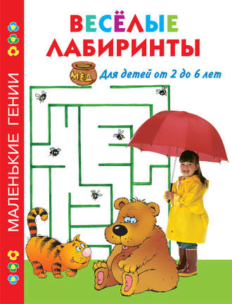 Обложка книги «Весёлые лабиринты. Для детей от 2 до 6 лет»