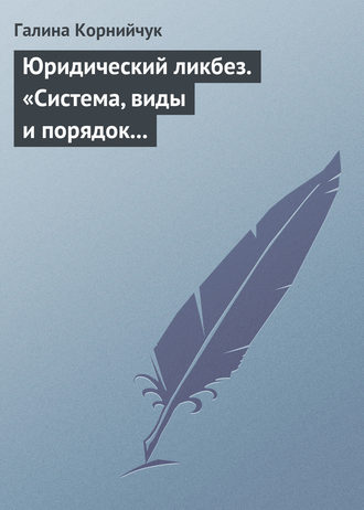 Галина Корнийчук. Юридический ликбез. «Система, виды и порядок проведения государственного контроля за субъектами предпринимательской деятельности»